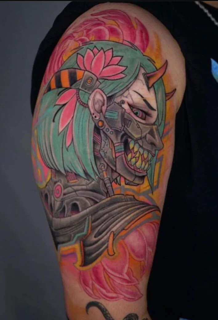 Cyberpunk Samurai Girl