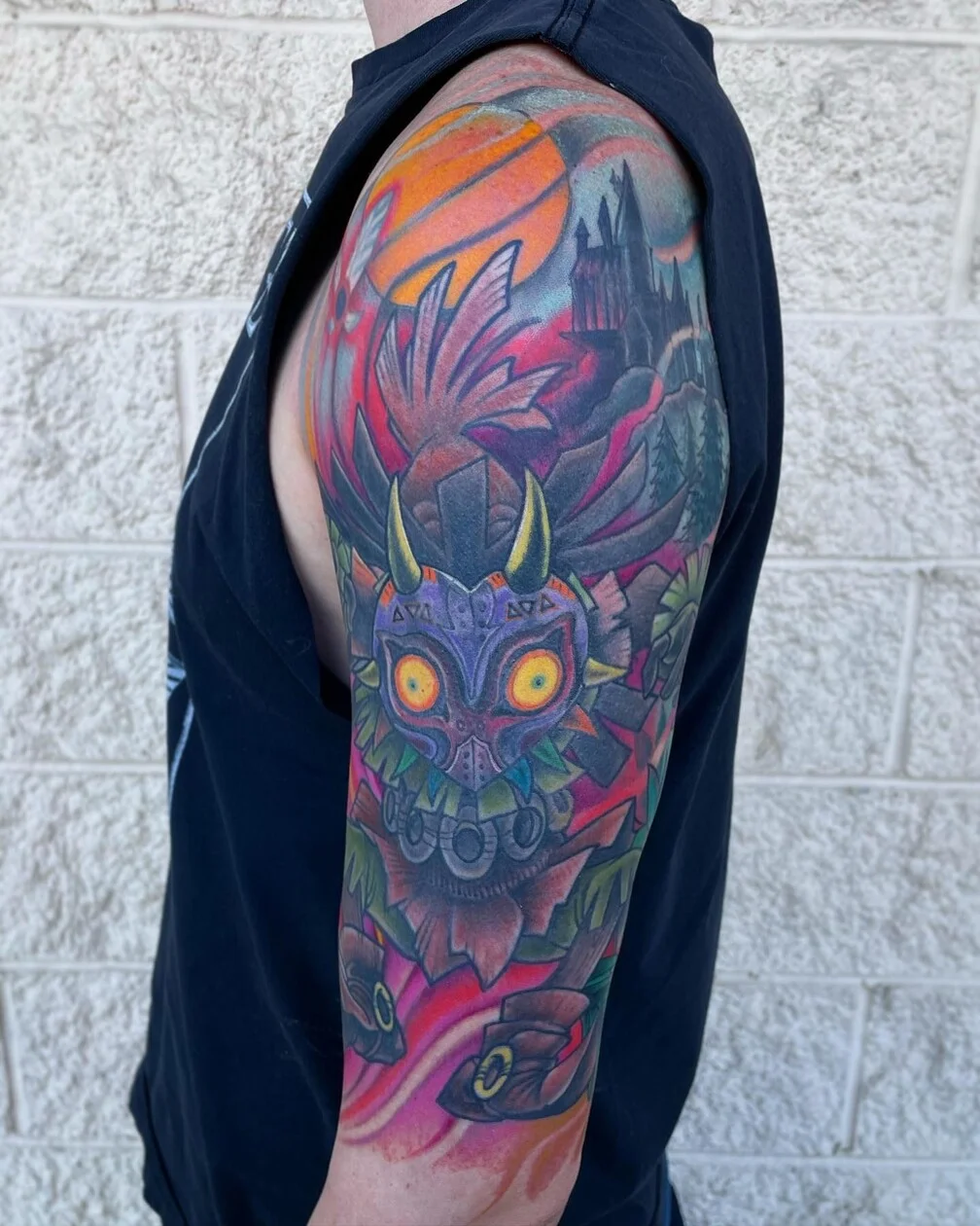 Majoras mask tattoo
